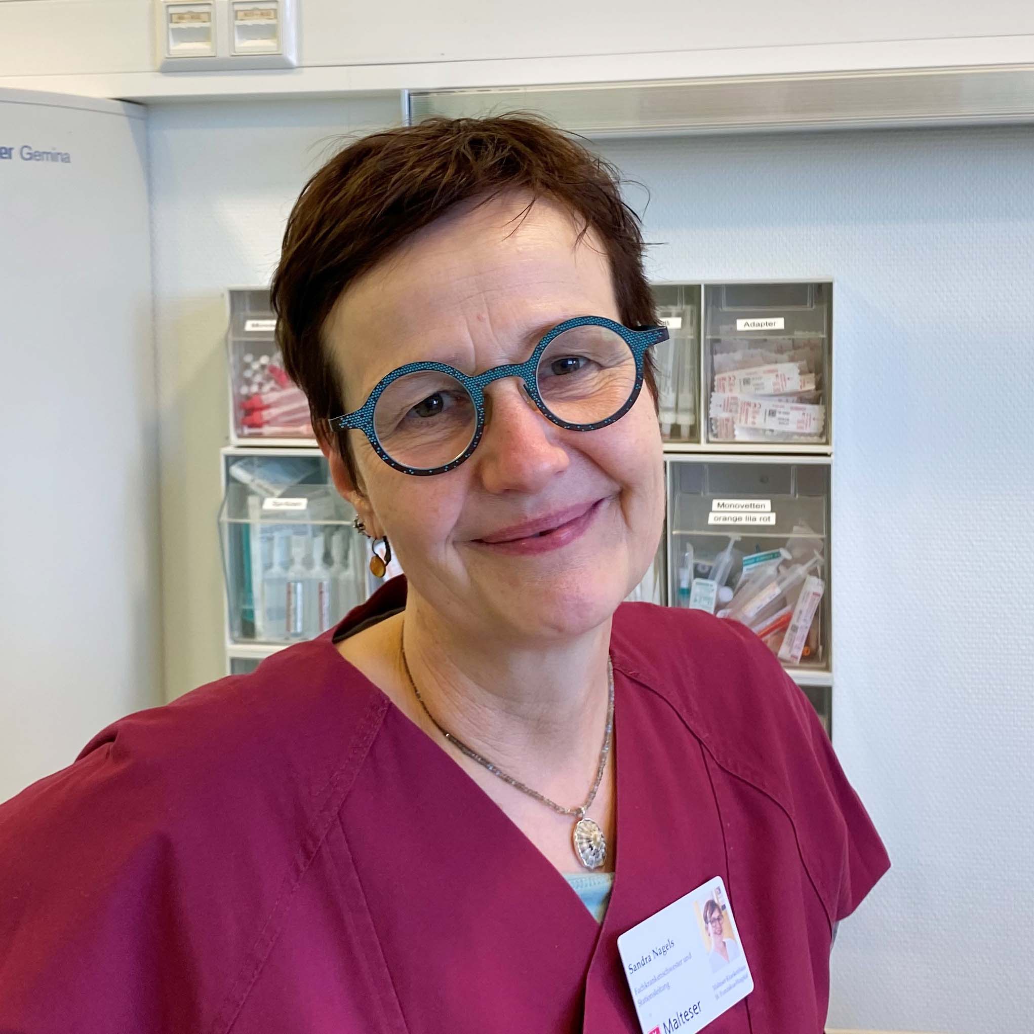 Sandra Nagels, Pflegerische Leitung Ambulantes Zentrum für Hämatologie & OnkologieSandra Nagels am Malteser Krankenhaus St. Franziskus-Hospital in Flensburg Sandra Nagels, Pflegerische Leitung Ambulantes Zentrum für Hämatologie & OnkologieSandra Nagels am Malteser Krankenhaus St. Franziskus-Hospital in Flensburg